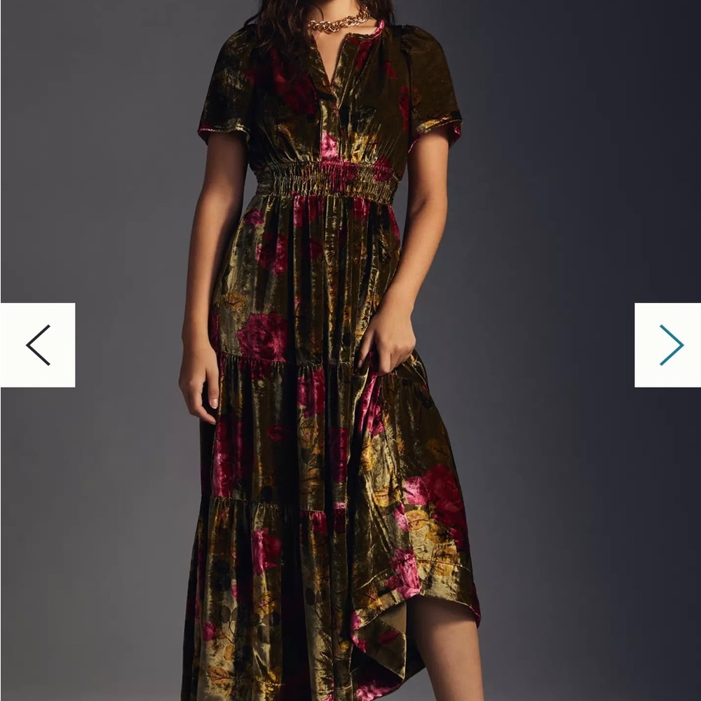 Anthropologie - The Somerset Maxi Dress: Velvet Edition